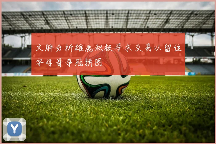 文胖分析雄鹿积极寻求交易以留住字母哥争冠拼图